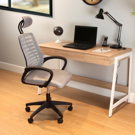 CHAISE DE BUREAU GRISE