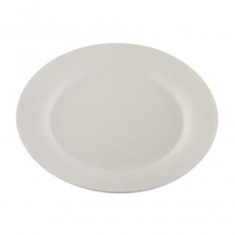 ASSIETTE PLATE RONDE BLANCHE