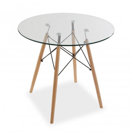 TABLE RONDE CRISTAL