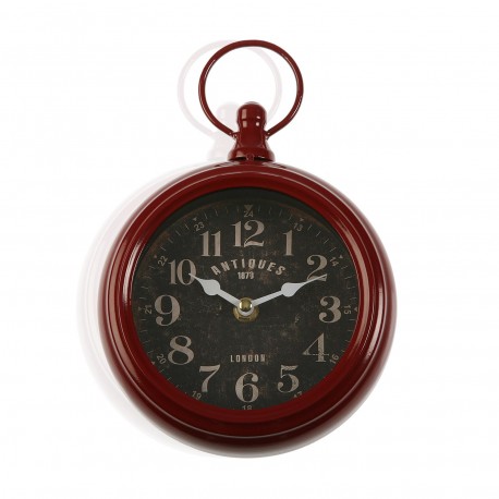 HORLOGE MURALE ROUGE