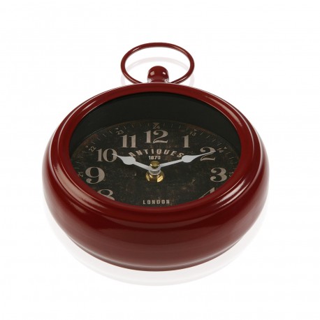 HORLOGE MURALE ROUGE