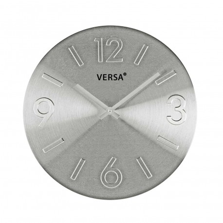 HORLOGE ARGENT 35,5CM