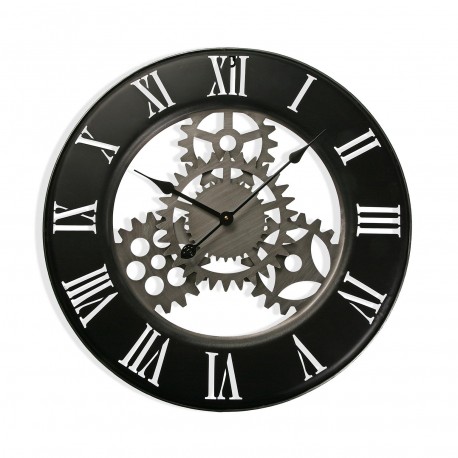 HORLOGE MURALE MÉTAL 63CM