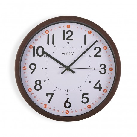 HORLOGE MURALE BOIS NATUREL30,