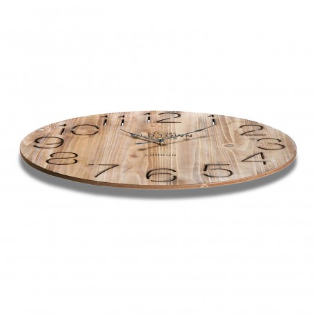 HORLOGE EN BOIS 58CM