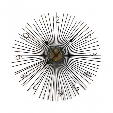 HORLOGE MURALE METALLIQUE 69CM