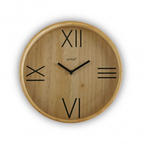 HORLOGE MURALE EN BOIS