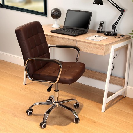 CHAISE DE BUREAU MARRON