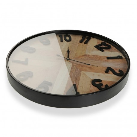 HORLOGE MURALE EN BOIS D 60