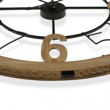 HORLOGE MURALE EN BOIS D 70