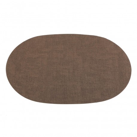 DESSOUS DE PLAT OVAL MARRON