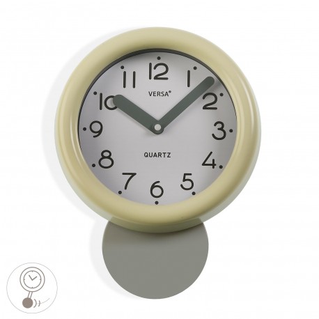 HORLOGE DE CUISINE BEIGE