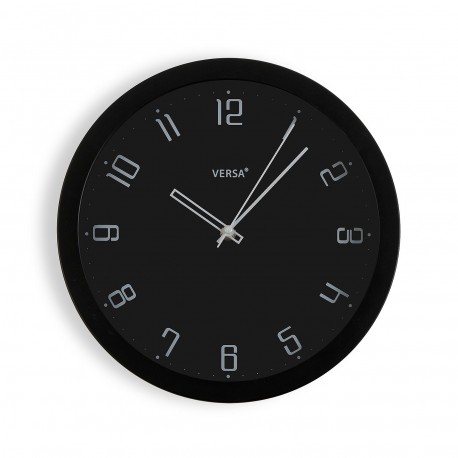 HORLOGE NOIR 30CM