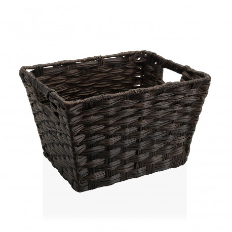 PANIER AVEC ANSE MARRON FONCÉ