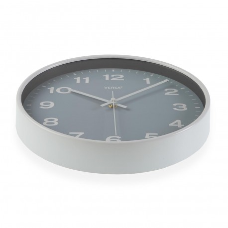 HORLOGE MURALE BLEUE 30,5 CM