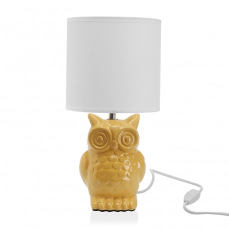 LAMPE HIBOU JAUNE