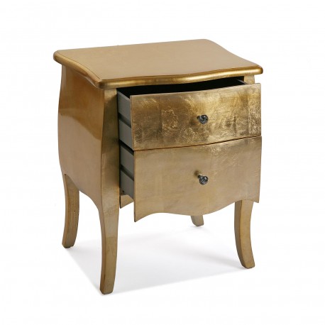 TABLE DE CHEVET CAGLIARI DORÉE