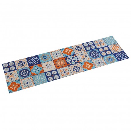 CHEMIN DE TABLE ORANGE MOSAIC