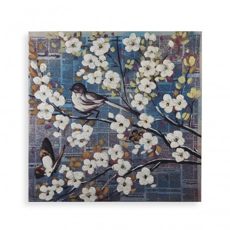 PEINTURE OISEAU  80*80