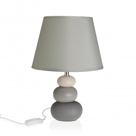 LAMPE GALET GRISE