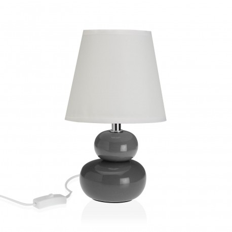 LAMPE BULLE GRISE