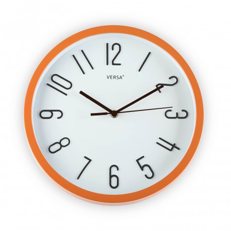 HORLOGE MURALE ORANGE