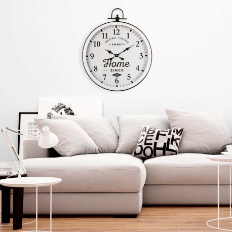 HORLOGE METAL HOME