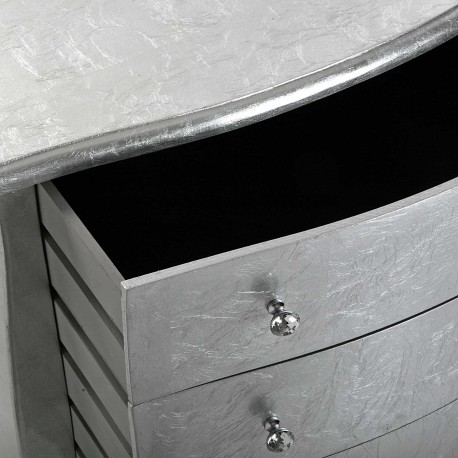 COMMODE CAGLIARI ARGENTÉE 3T