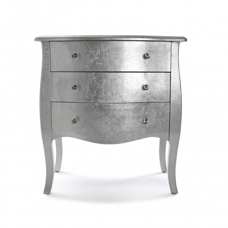 COMMODE CAGLIARI ARGENTÉE 3T