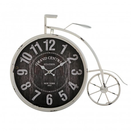 HORLOGE BICICLETTE 60CM BLANC