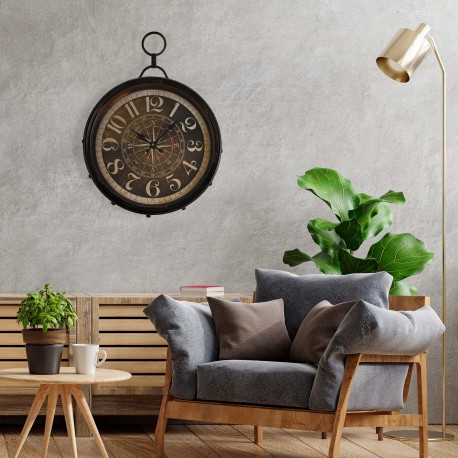 HORLOGE MURALE BROWN