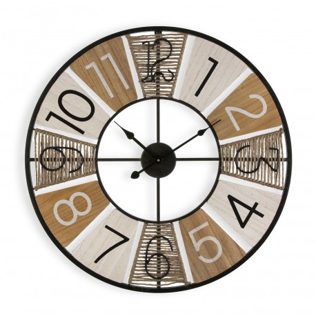 HORLOGE MURALE EN BOIS D 58