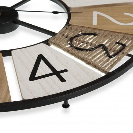 HORLOGE MURALE EN BOIS D 58