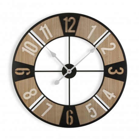 HORLOGE MURALE EN BOIS D 60