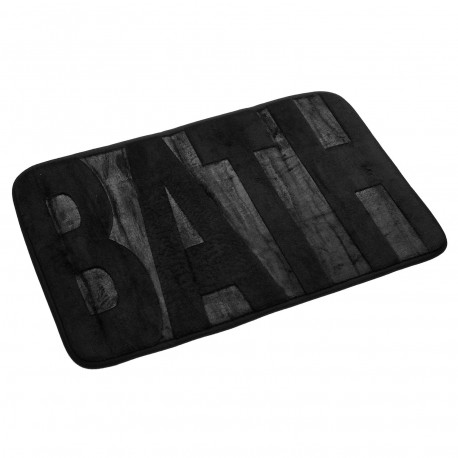 TAPIS DE BAIN NOIR "BATH"