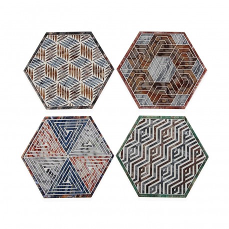 DESSOUS DE PLAT HEXAGONAL