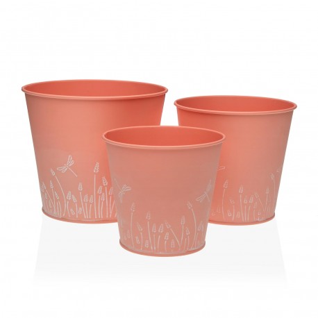 CACHE-POT ZINK CORAIL S