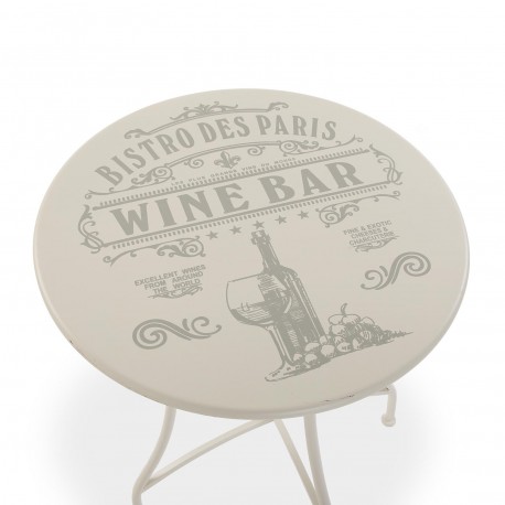 SET TABLE + 2 CHAISES BISTROT