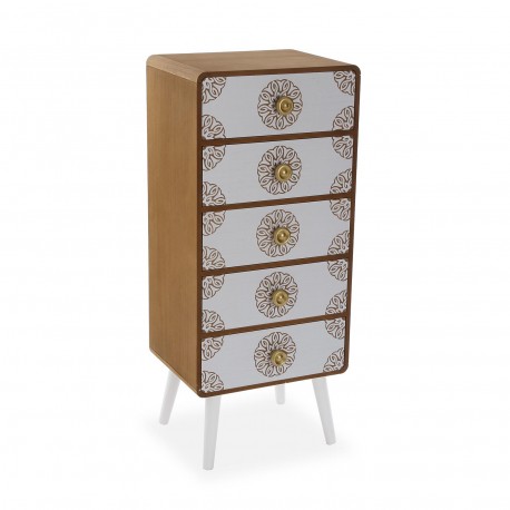 COMMODE 5 TIROIRS LYSSA