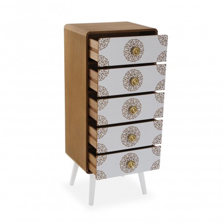 COMMODE 5 TIROIRS LYSSA