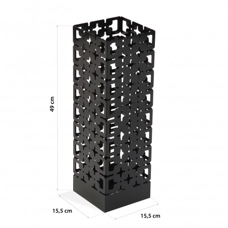 PORTE-PARAPLUIE CARÉ NOIR