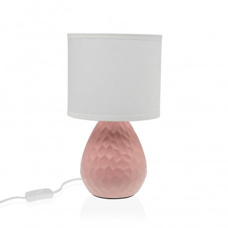 LAMPE DE TABLE BULLE ROSE