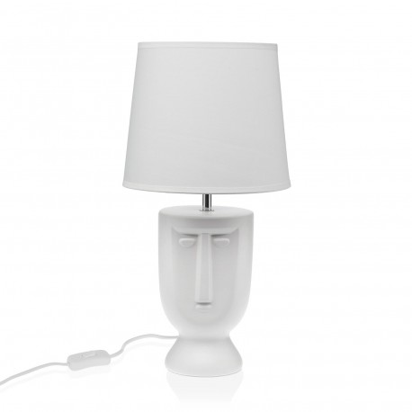 LAMPE DE TABLE VISAGE BLANCHE