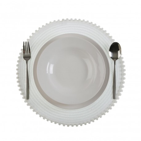 SET DE TABLE BLANC