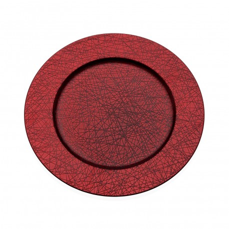 DESSOUS D'ASSIETTE ROUGE