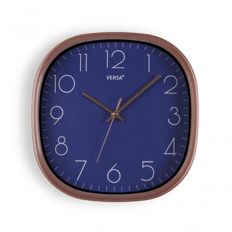 HORLOGE MURALE BLEUE