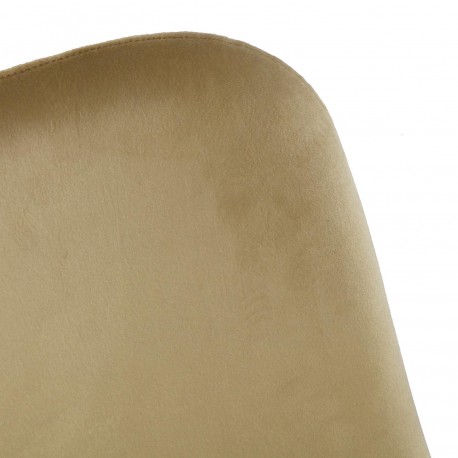 CHAISE VELOUR BEIGE