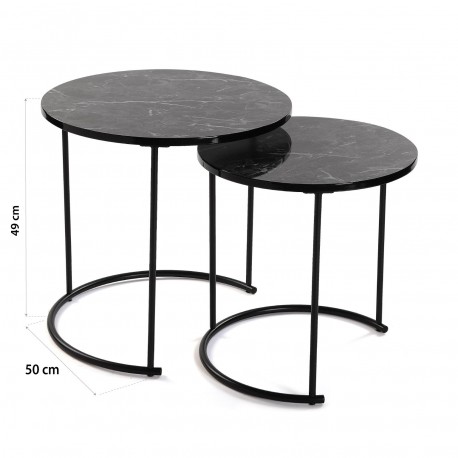 TABLES GIGOGNES NOIRES