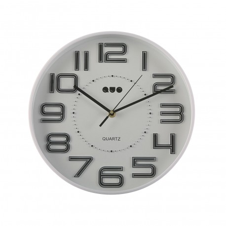 HORLOGE MURALE 28CM BLANCHE