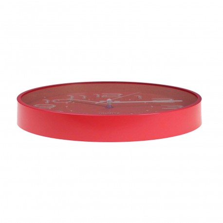 HORLOGE MURALE 30 CM ROUGE